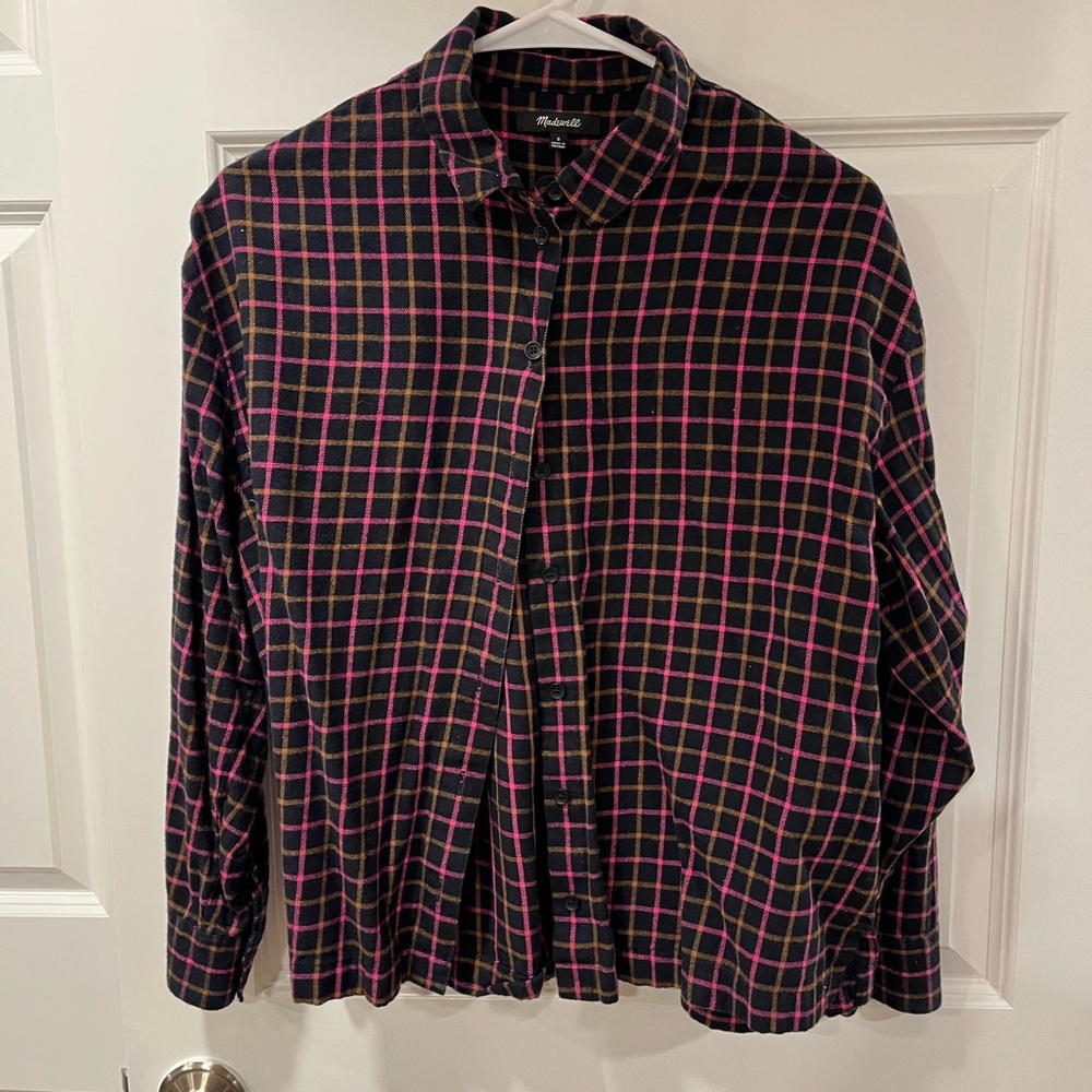 Madewell plaid flannel